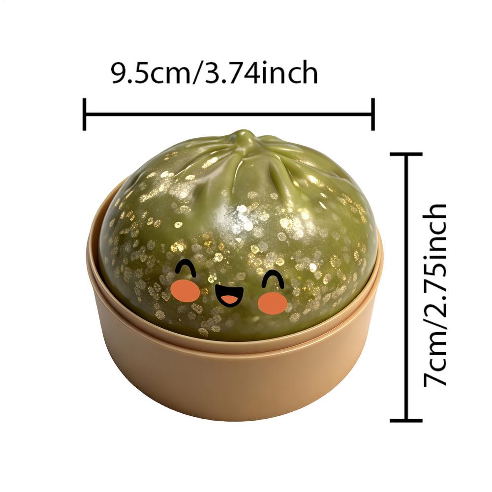 1Pc Squeeze Toys Funny Glitter Cute Calming Ball Colorful Bun Sensory Balls Fidget Toys For Children Teens Adults Students Home