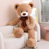 80/100cm Brown Bear Plush Toy Giant Stuffed Animals Birthday Valentines Day Gift Soft Pillow Dolls Grilfriend Stylish Appearance Practical Daily Use