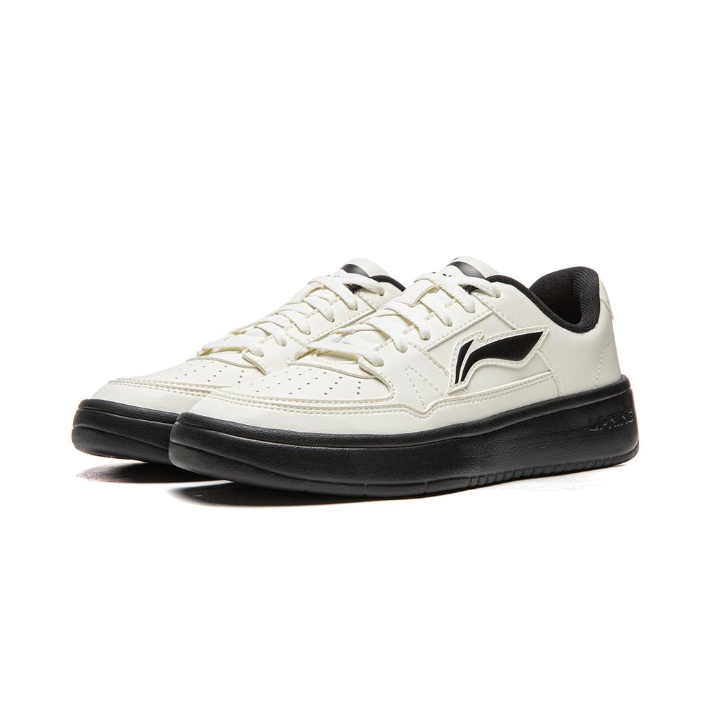 Li Ning Yue Lin 1.0 Retro Casual Classic Versatile Durable Lightweight Breathable Increased Height Low-Top Skate Shoes Kids sneaker Black AGCV492-5