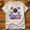 South Korean Flag Tshirt Summer Vintage T Shirts Pure Cotton Fashion Tee Shirt For Unisexs Print Top Tees