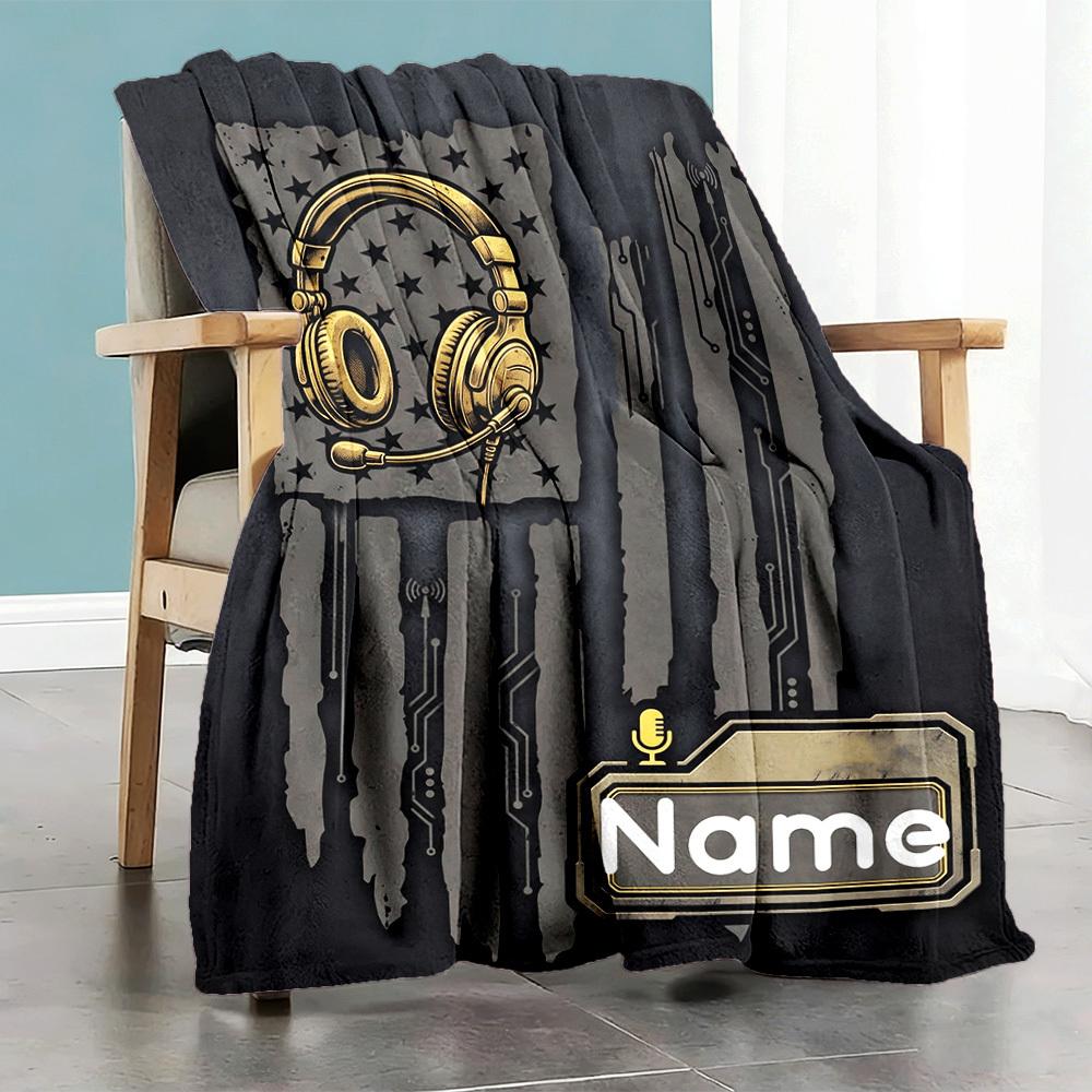 Customize Your Name Home Blanket S Comfortable Soft Lightweight Allseason Multipurpose Blanket For Picnics Sofas Offices Beds Living Rooms And More