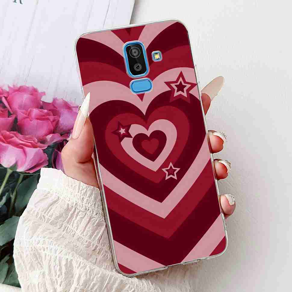For Samsung Galaxy J8 2018 6.0" Case Summer Fresh Lemon Daisy Soft Silicone TPU Cover For Samsung J8 J8 2018 Protective Shell