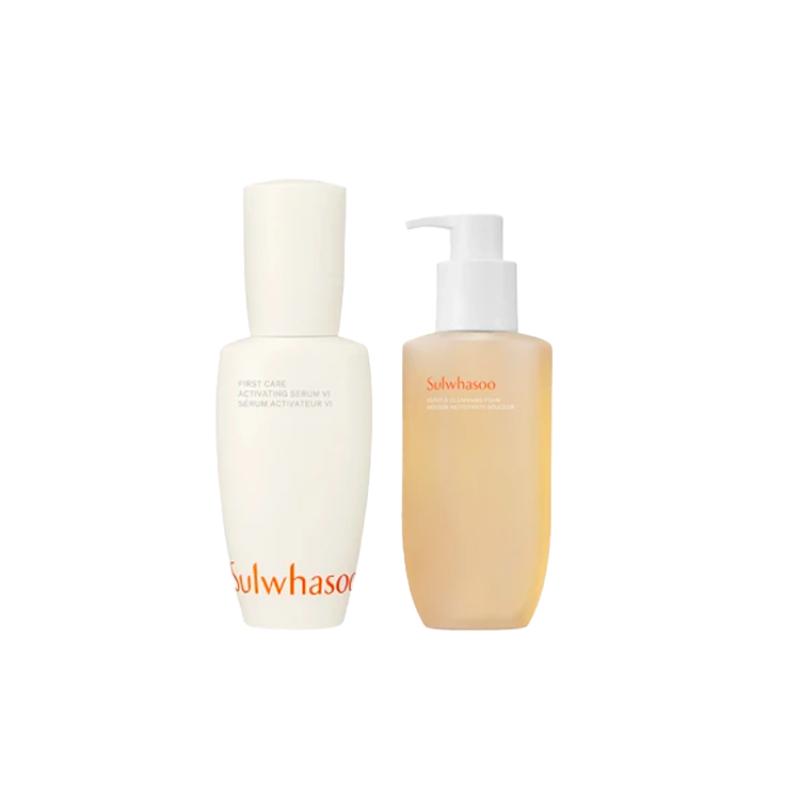 

Sulwhasoo First Care Activating Serum VI With Gentle Cleansing Foam Serum 60ml + Cleansing Foam 200ml