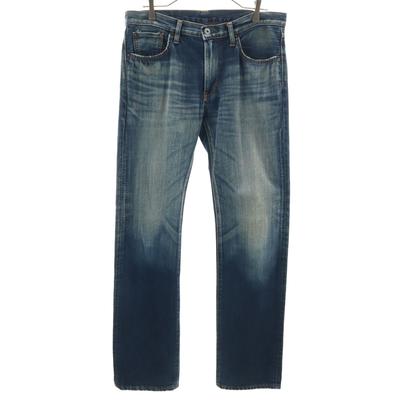 Made In Japan Straight Denim Pants W31 Indigo Jeans Men's Used