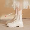 Bottes Martin Gomeini pour Femme à Oreilles de Chat - Bottines Blanches à Semelle Épaisse (Automne/Hiver 6203-3)
