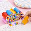 W89C Creative Erasers Rainbow Eraser Painting Erasers Pencil Erasers for Student