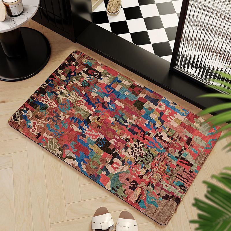 

Американский ретро коврик для пола в ванной, диатомовая земля, впитывающий, противоскользящий быстросохнущий коврик для пола, вход в ванную 40X60cm 15.7X23.6in