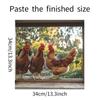Rooster Dishwasher Sticker Home Background Landscaping Decorative Wall Sticker