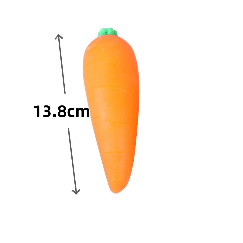 Carrot Squishy Fidget Sensory Toy Elastic Vent Stress Relief Portable Dorm Leisure Party Favor Present Anti-stress Toys Adults