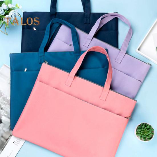 Art Portfolio Bag A3 A4 Art Folder Portfolio Carrying Case with Handle Waterproof Artist Supply Storage Tote Bag for Artwork Poster Scrapbook