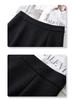 2025 Women's Black Midi High Waist Slimming Bodycon Skirt - New Spring/Summer Design