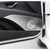 For Hyundai Elantra Avante     Car Door Stick Stainless Steel Audio Speak Sound Cover Ring Circle Lamp Trim 4Pcs
