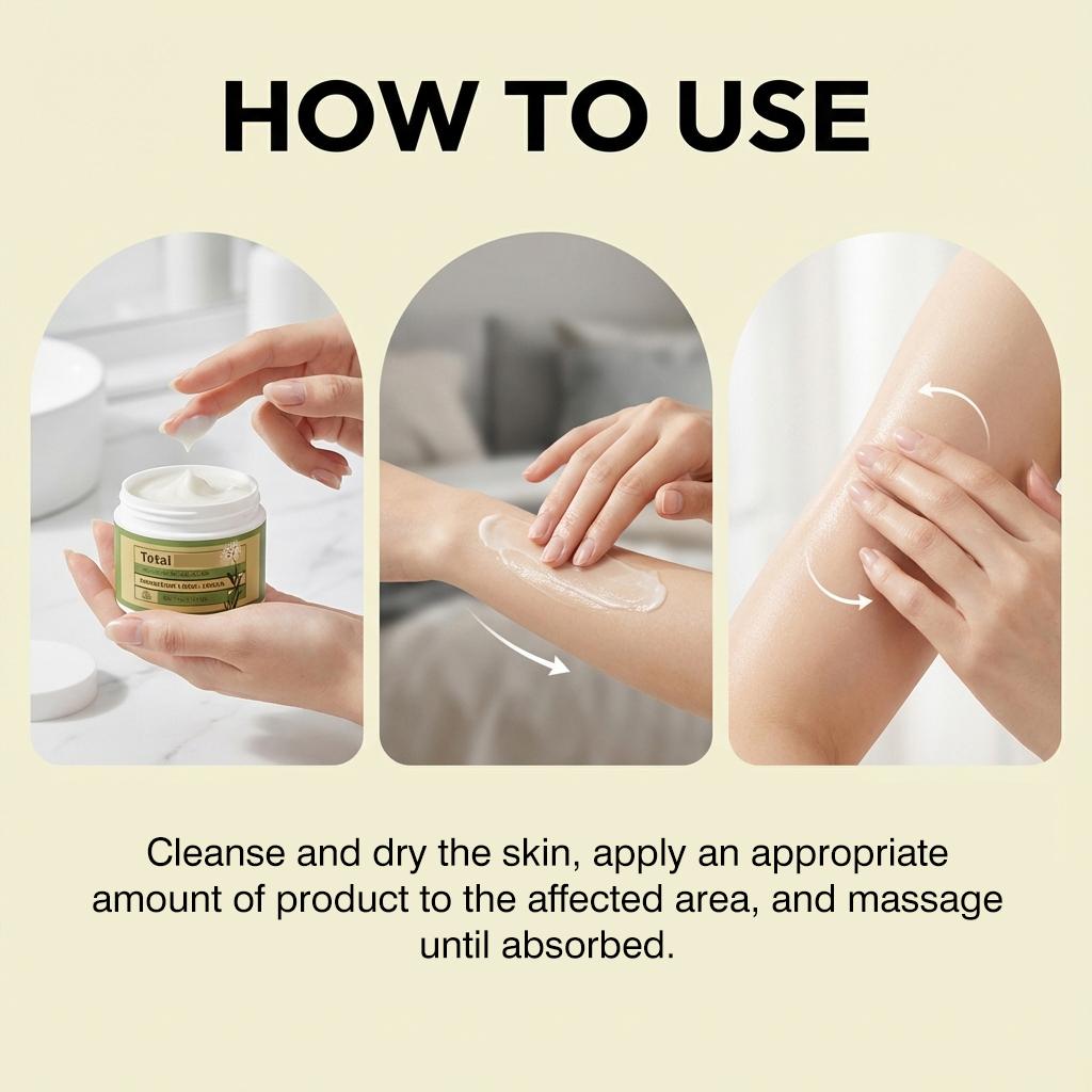 Plant Essence Body Care Cream Has a Soft and Smooth Texture and Is Easy To Apply. Daily Full Body Massage Soothes the Skin 50g