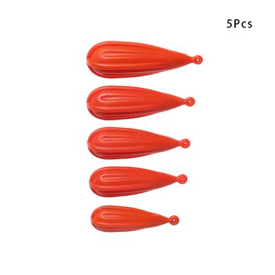 5 Peças PVC Ação de Arremesso Melhorando Habilidade de Lançamento Acessórios de Pesca Plug de Prática de Pesca Plug de Lançamento para Crianças Baitcasting Borracha