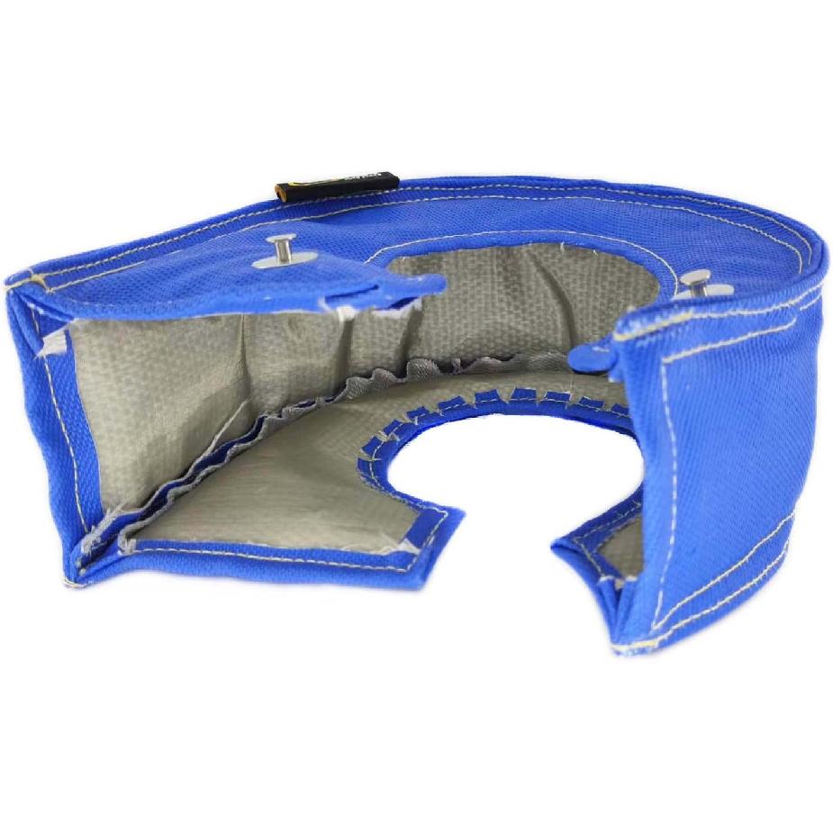 SWI Parts T4 Fiberglass Turbo Shield Turbo Blanket High Temperature (Blue)
