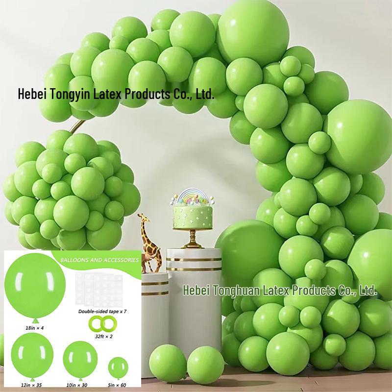 Conjunto de Balões Macarons Matte e Metálicos para Decorações de Festa de Aniversário Multicena
