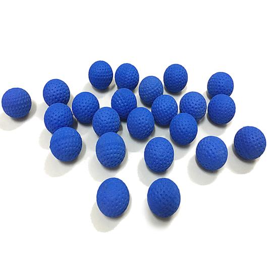 50Pcs Mini Solid Color Soft Elastic Balls for Rival Zeus Apollo Refill Toys