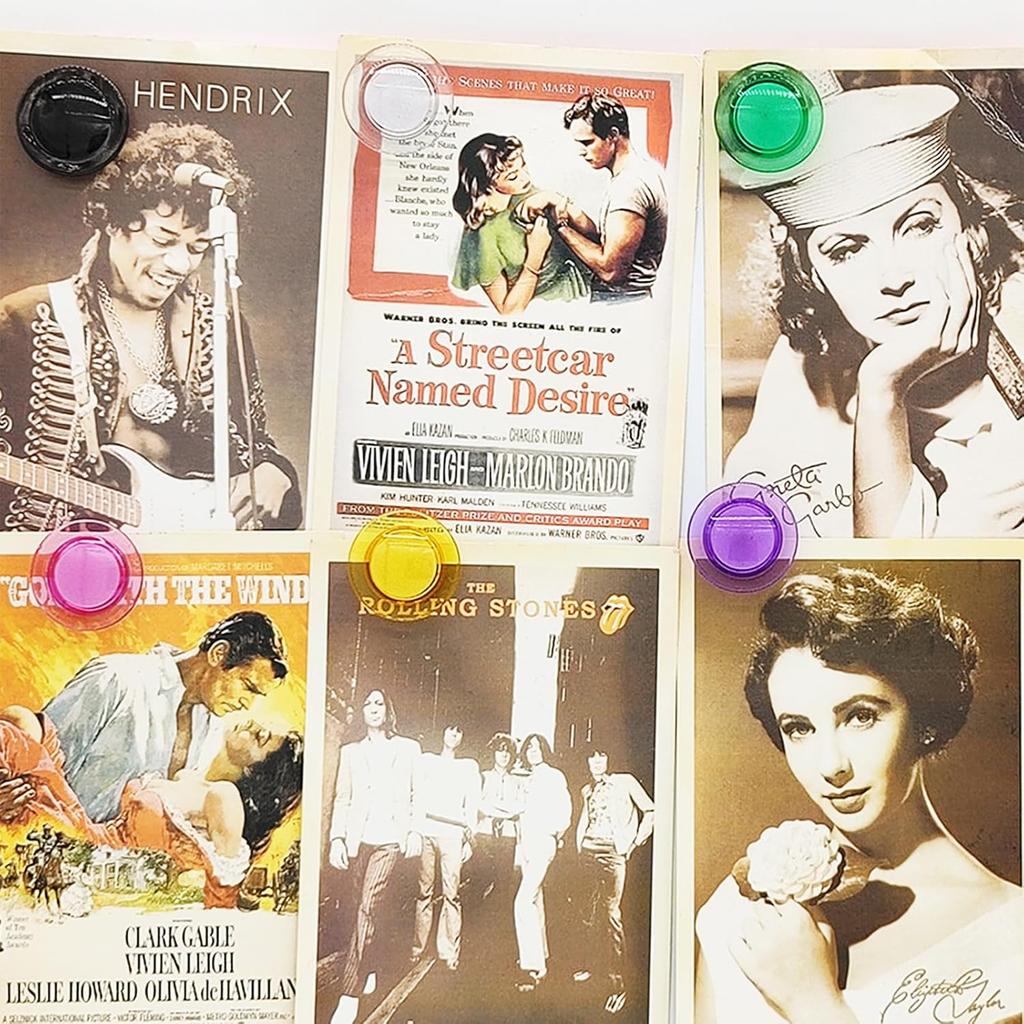 Fridge Magnets - 14 Pack Strong Refrigerator Magnets, Heavy Duty Small Magnets with 7 Colors, Whiteboard Magnet for Crafts, Locker, Office & Kitchen,