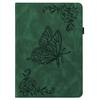 For Lenovo Tab K11 Plus Case Butterfly Flower Imprint PU Leather Tablet Cover with Card Slots