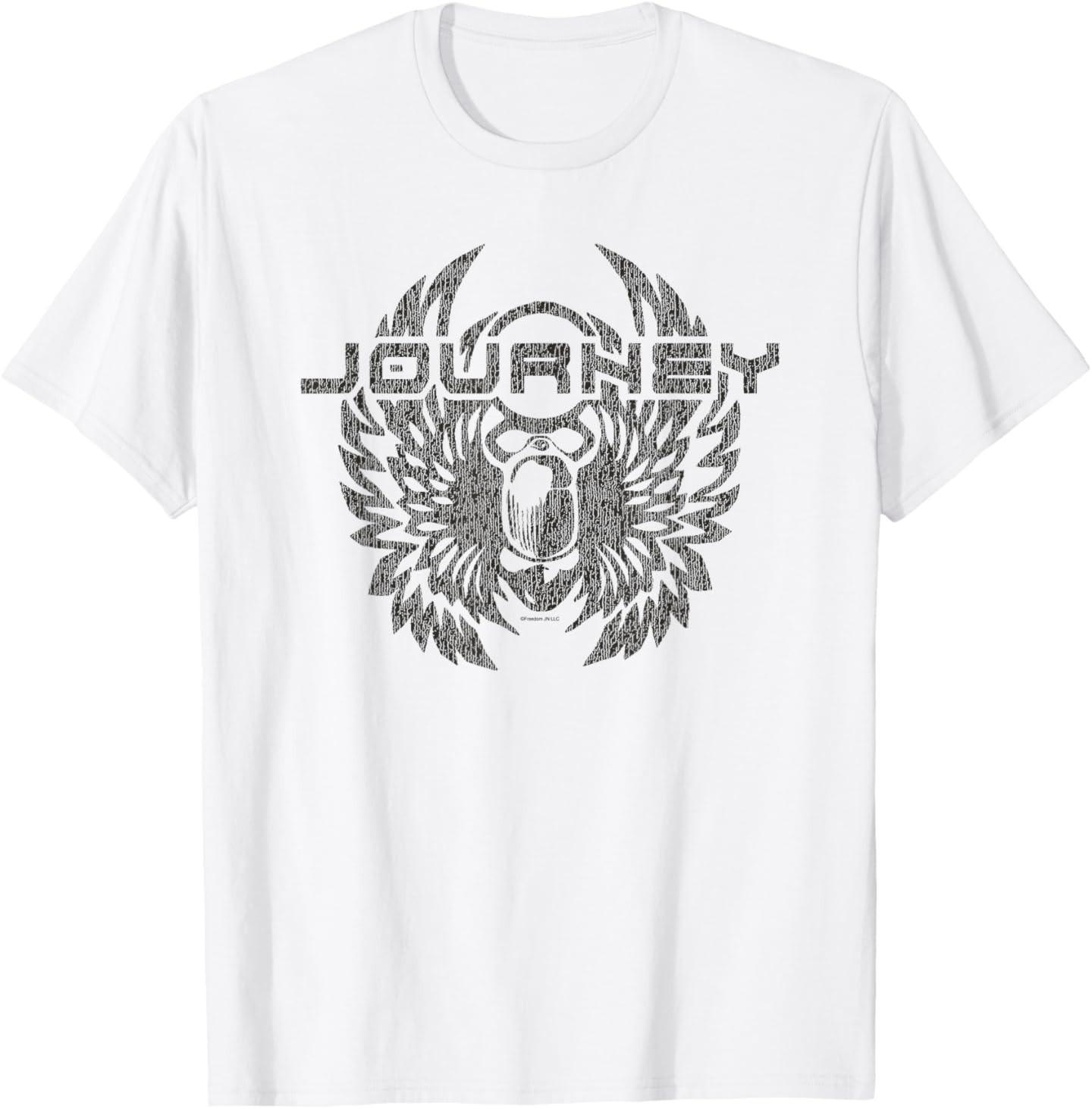 Ripple Junction x Journey Infinity Wings Beetle Logo Music T-Shirt Mens Womens Tees Top S