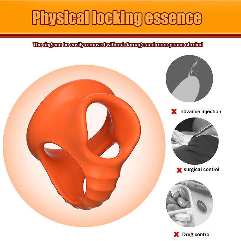Male Penis Ring Silicone Cock Ring Scrotum Bondage Penisring Delay Ejaculation Erection Sex Toys For Men Couples Adults Produts