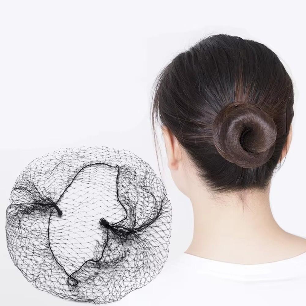 Curly Wavy Hair Nets Scrunchie Set Black Hair Styling Accessories Hairstyle Hairpins Kit Wedding