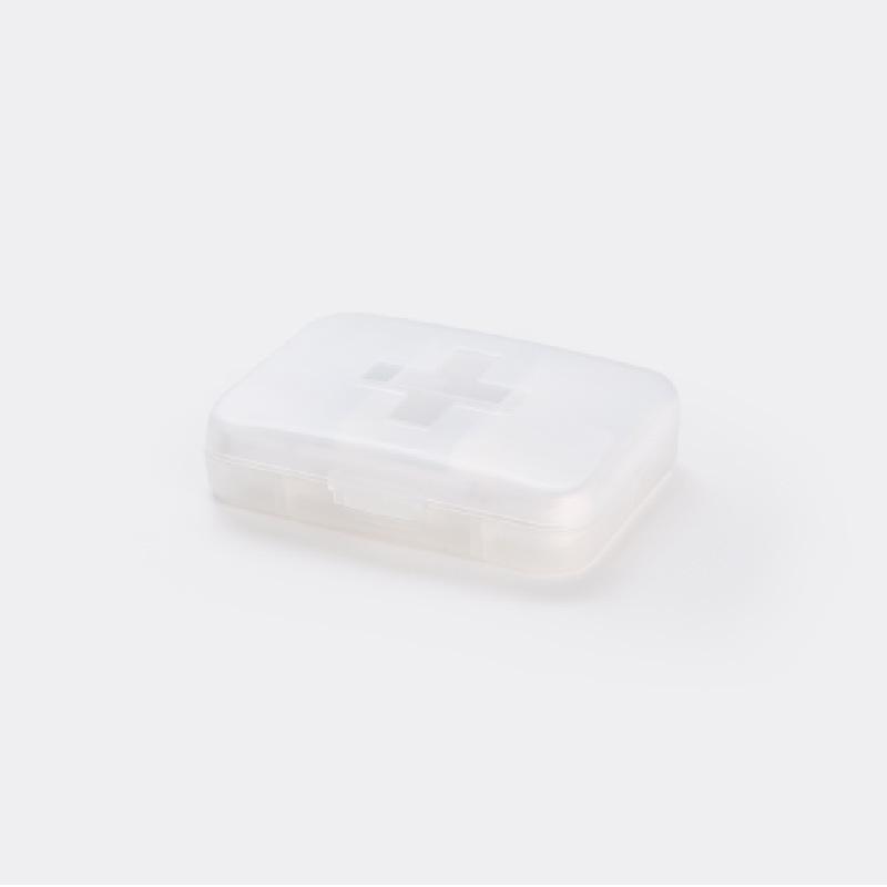 Eco-friendly Folding Mini Pill Box: Moisture & Damp Proof, Compact & Portable Carry-on.