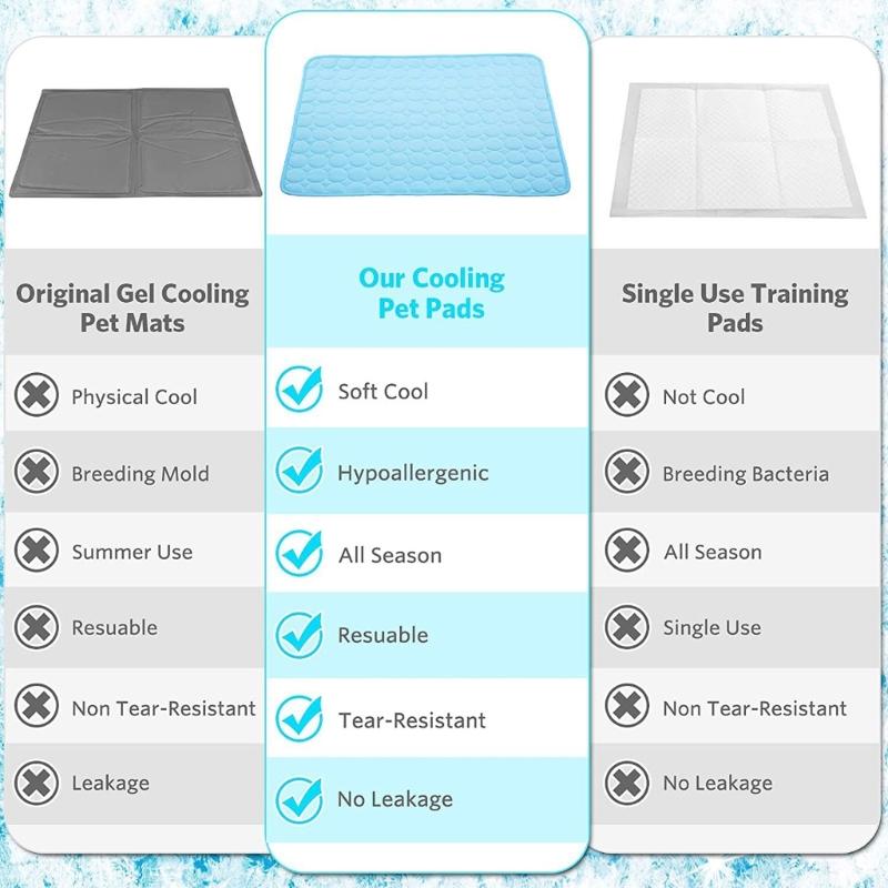 Soft Cat Bed Cushion for Small Medium Large Cat Soft Summer Must-Have Cat Summer Cool Cushion Summer Cooling Supplies