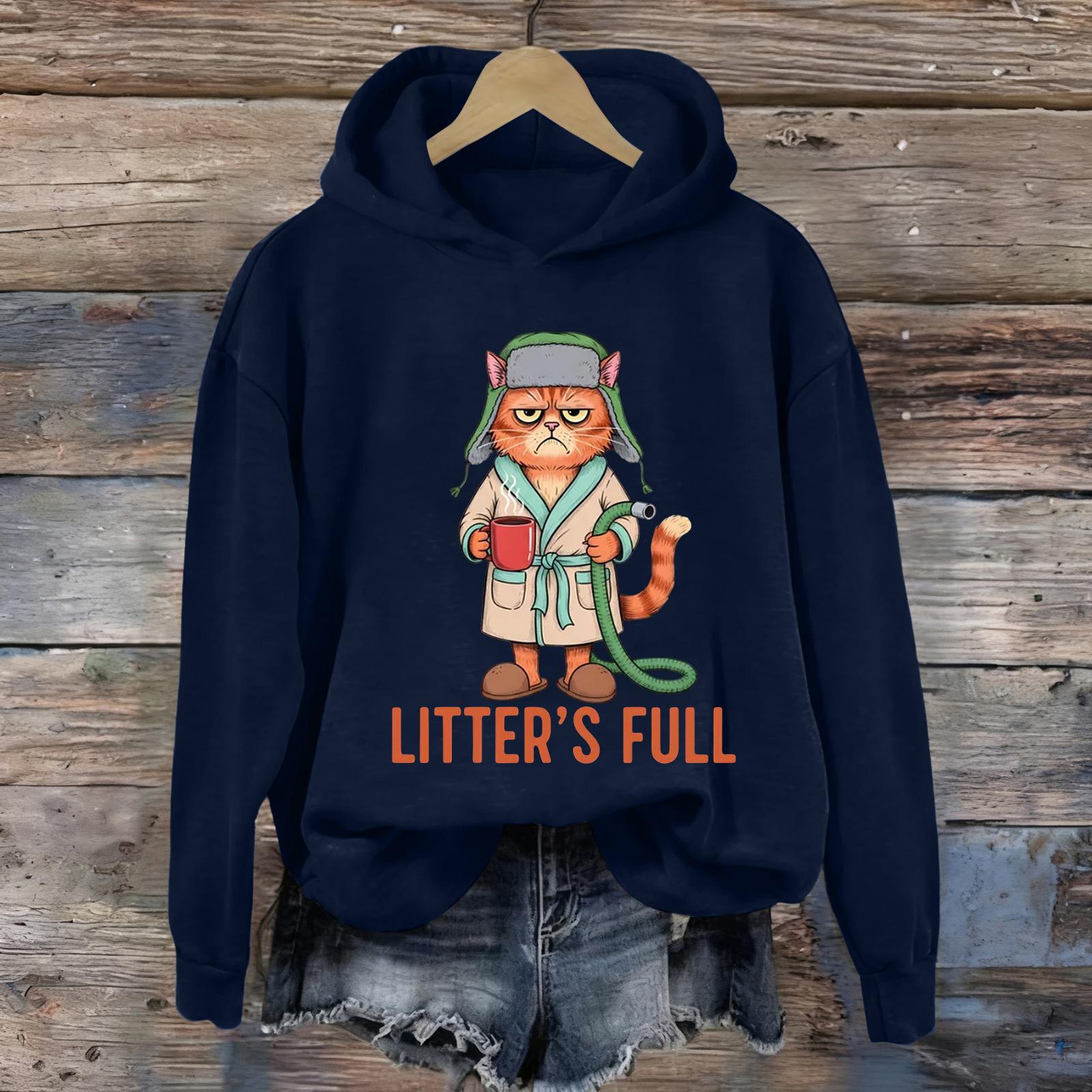 

Жіночі Модні Повсякденні Універсальні Толстовки з Довгим Рукавом та Капюшоном M Темно-синій