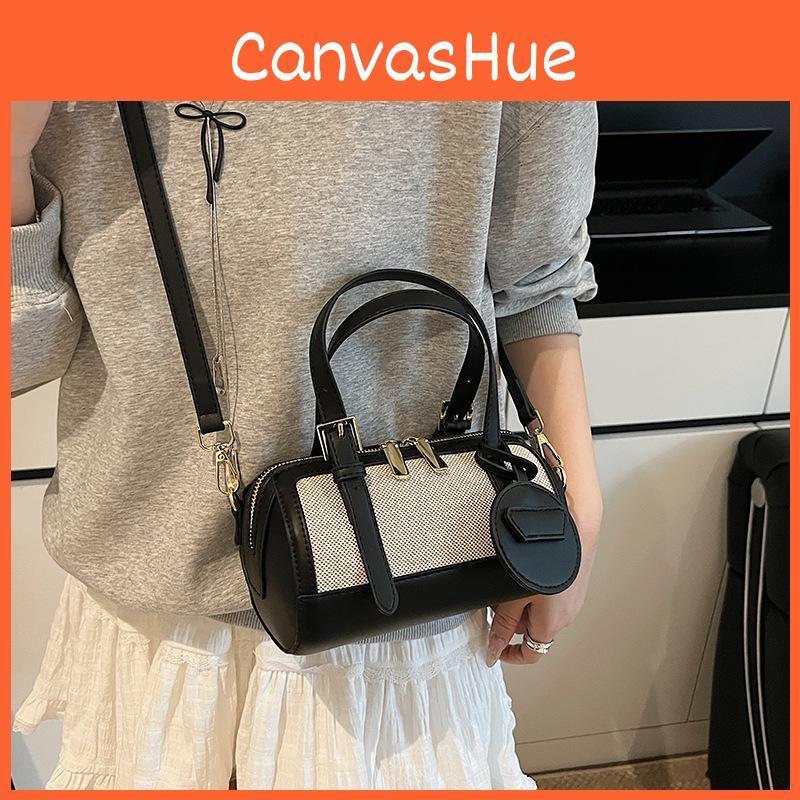 Solid Color Small Color Block Pillow Bag Pu Material Summer Casual Daily Use