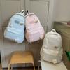 Japanese ins small fresh backpack female cute flower casual schoolbag junior high school students large capacity backpack tide