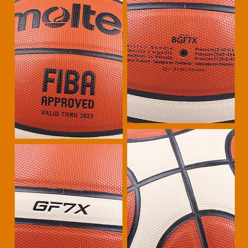 Molten GF7X FIBA Oficiální halový PU basketbalový míč, Velikost 7