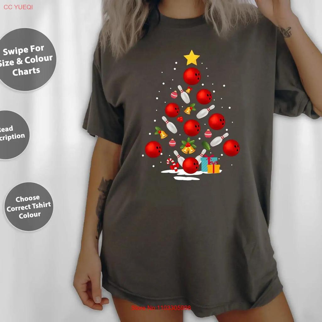 Funny Bowling Christmas Tree Lights Xmas S For T Shirt Sweat Tote Bag 128077 Vintage Designer Clothes Fashion Graphic
