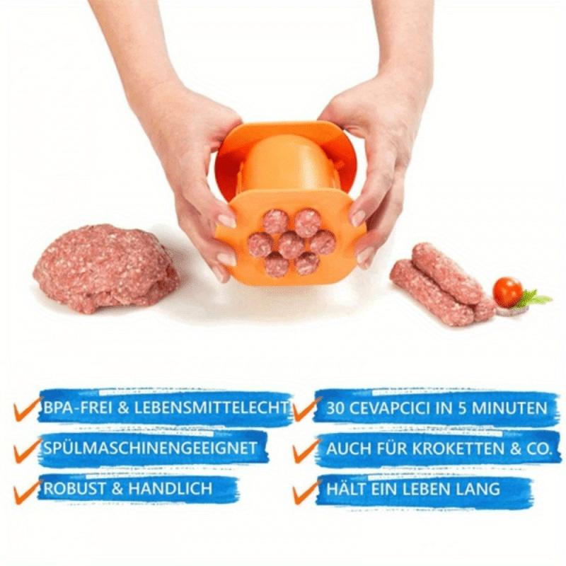 Macchina per Hot Dog Pressa per Salsicce Estrusore per Strisce di Carne Strumento Fai-da-te da Cucina Salsiccia Fatta in Casa Gadget da Cucina