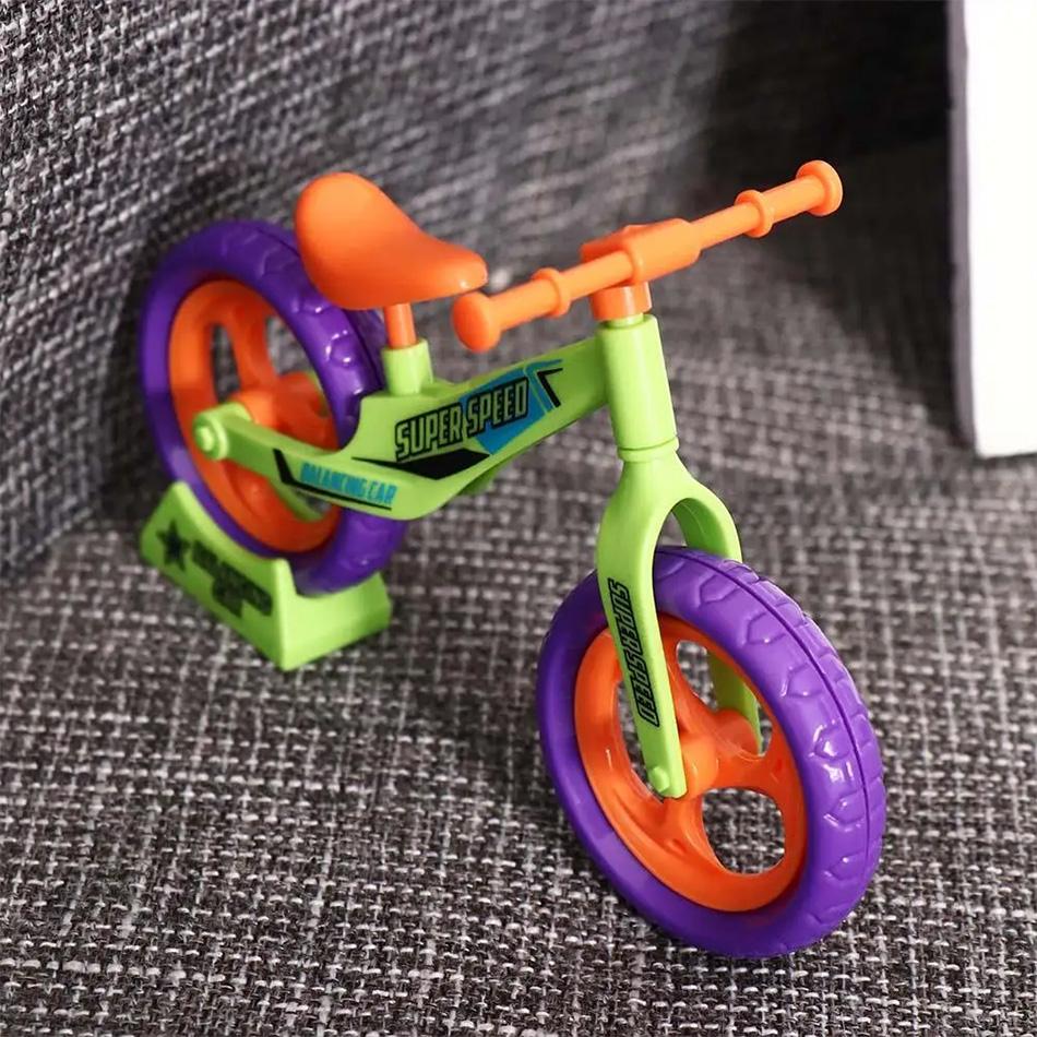 Plastics Assembled Balance Car Ornaments Radish Bike Balance Car Radish Mini Bike Assembled Professional