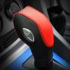 AT Leather Car Gear Shift Knob Cover Collars for Ford Focus 3 MK3 2013 - 2018 New Fiesta MK7 2009 - 2015 Ecosport 2012 - 2017