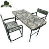 Yongdai 1.2M Portable Field Table and Chair Set (1 Table, 2 Chairs)