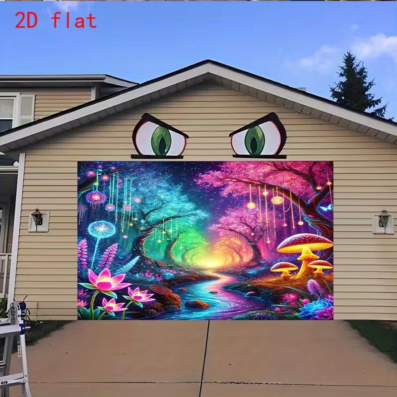 2D Magical Forest Banner, Fairy Tale Party & Live Background