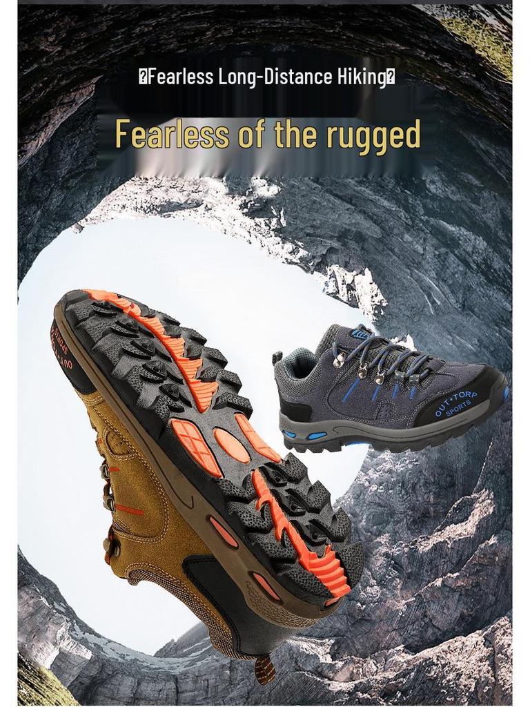 Autumn/Winter Outdoor Hiking Shoes for Men & Women - Plus Size Available