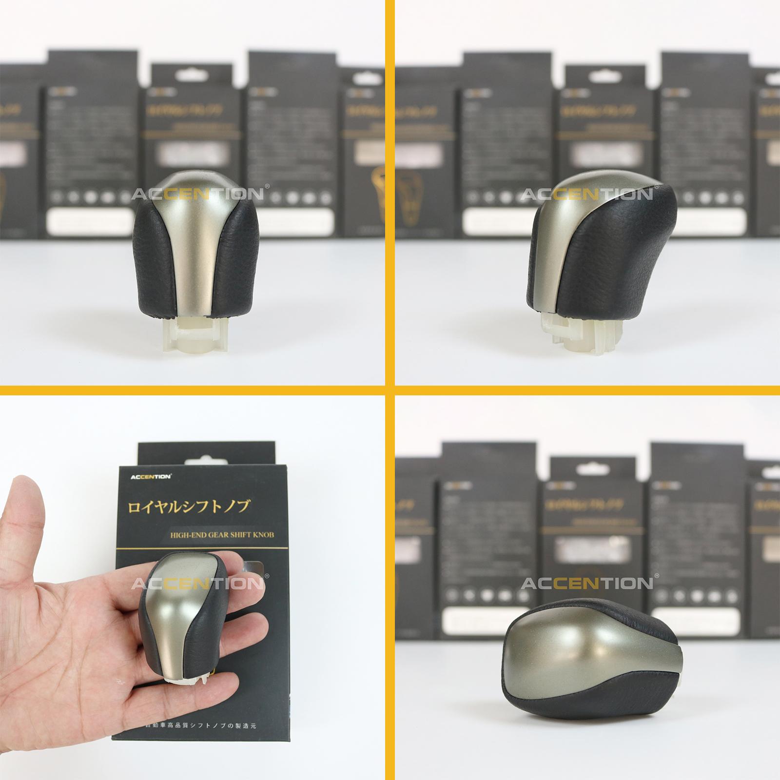 Black Leather Gear Shift Knob For Toyota Mark X Reiz X130 2010- 2017 Car Accessory Shift knob Replacement 01