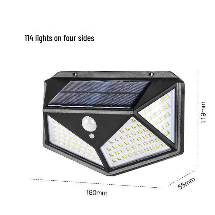 Super Bright LED Solar Outdoor Wall Lights for Courtyard and Street