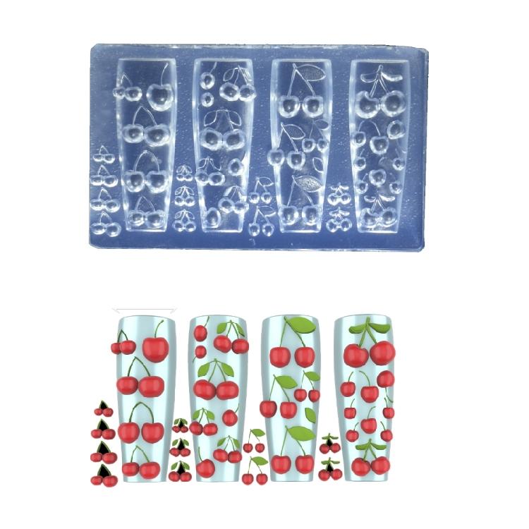 

Nails Art Silicone Mold Flower Theme Manicure Training Tool Professional Manicure Supplies Perfect for Various Occasion