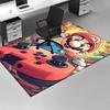 1 Peça Tapete de Escritório Super Mario Antiderrapante com Design de Desenho Animado Anime, Perfeito para Decoração de Casa, Sala de Estar, Quarto, Sala de Jogos, Ideal