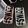 Swag Label Phone Case For Iphone 14 Pro Max 16 15 14 Pro 13 17 Air 12 11 15 Plus Shockproof Silicone Soft Cover