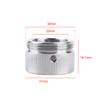 2/5Sets Heating Valve Adapter 304 Stainless Steel Radiator Thermostat Adapter M30 X 1.5 Thermostat Adapter for Ra Rav Ravl Valve