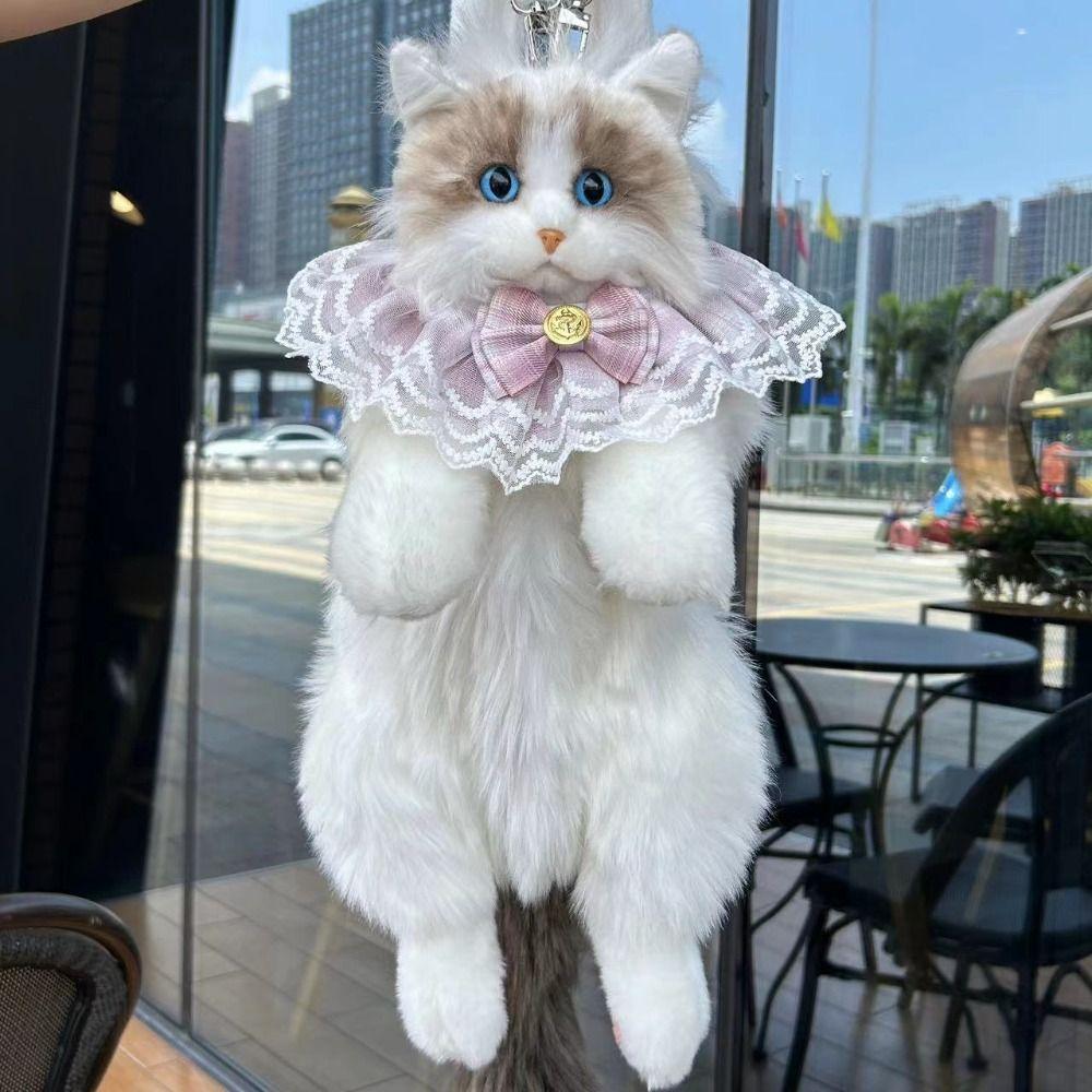 Stuffed Animals Plush CAT Backpack Travel Storage Animals Plush Bag Cat School Bags  Baby Bag