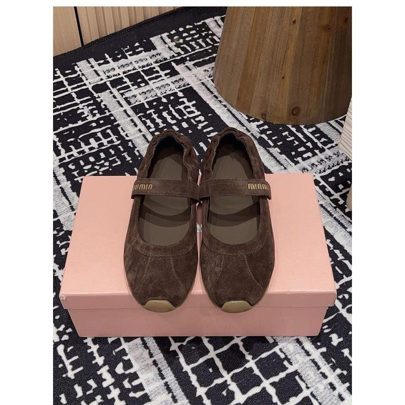 Sheepskin Version~ New Fashion Soft-soled Dexun Mary Jane Shoes Women's Spring and Autumn Color Matching Word Velcro Casual Shoes