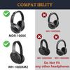 SOULWIT Ear Pad Headband Set for Sony Headset Replacement Kit Headphone Replacement Ear DIY Head Strap Repair Parts Gold + WH-1000XM2 (WH1000XM2) &