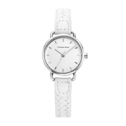 

[Christian Mode] Christian Mode Women s Twisted Leather Watch CM417WTWT CM417WTWT