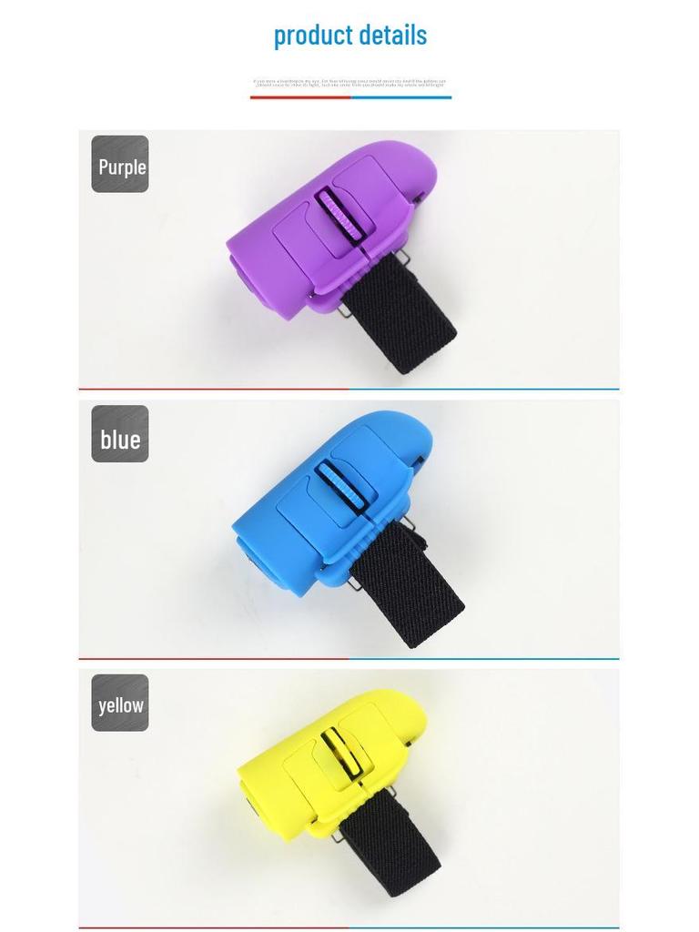 Mouse Wireless 2.4G ad Anello per Dita per Computer, Telefoni e Tablet